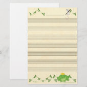 Papeterie Frog Prince & Souris Music Papier manuscrit (Devant / Derrière)