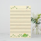 Papeterie Frog Prince & Souris Music Papier manuscrit (Debout devant)