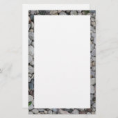 Papeterie Frontière de pierre/gravier stationnaire (Devant / Derrière)