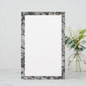 Papeterie Frontière de pierre/gravier stationnaire (Debout devant)