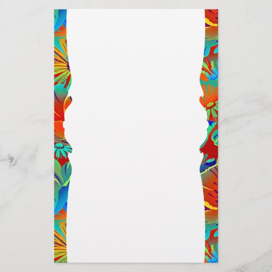 Papeterie Frontière florale tropicale (Devant)
