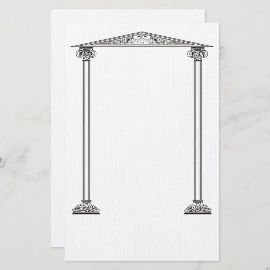 Papeterie frontière grecque (Devant / Derrière)