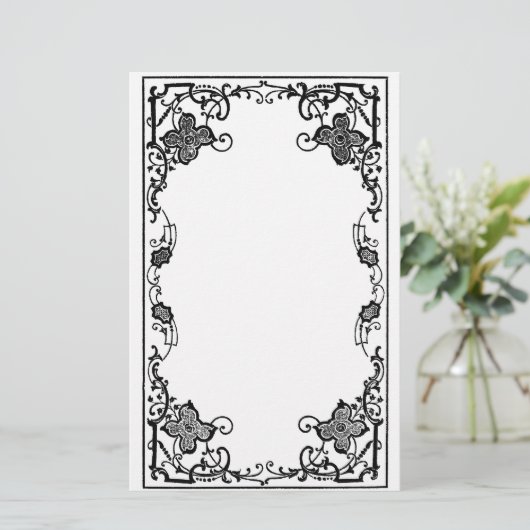 Papeterie Frontière victorienne stationnaire (Debout devant)