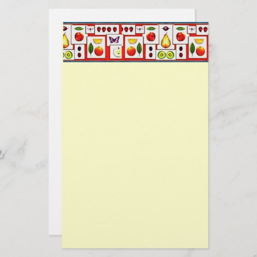 Papeterie Fruit (Devant / Derrière)