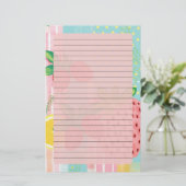 Papeterie Fruits d'été (Debout devant)