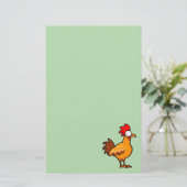 Papeterie Funny Cartoon Chicken Illustration (Debout devant)