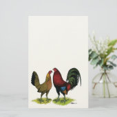 Papeterie Gamefowl Pair (Debout devant)