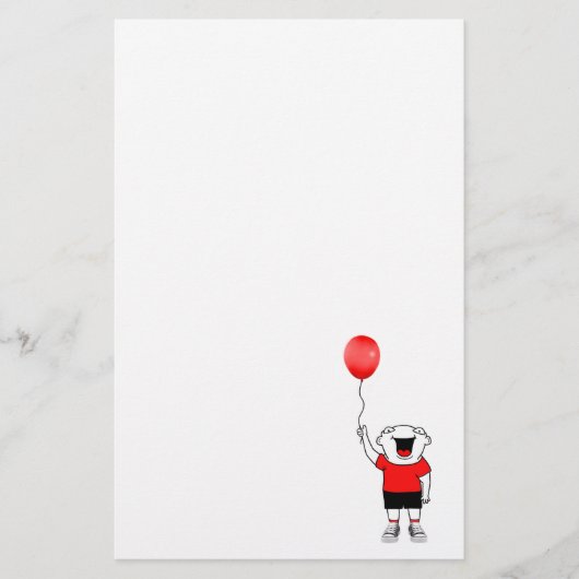 Papeterie Garçon ballon (Devant)