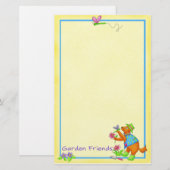 Papeterie Garden Dog "Garden Friends" (Devant / Derrière)