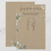 Papeterie Gastronomie De Verdure Devinez La Fête des mariées (Devant / Derrière)