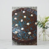 Papeterie Gâteau au chocolat (Debout devant)