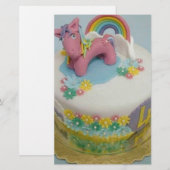 Papeterie Gâteau de poney 1 (Devant / Derrière)