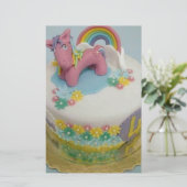 Papeterie Gâteau de poney 1 (Debout devant)