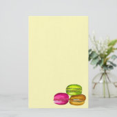 Papeterie Gâteaux colorés de macaron français (Debout devant)