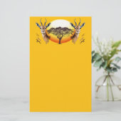 Papeterie Gazelle Antelope africaine animal sauvage (Debout devant)