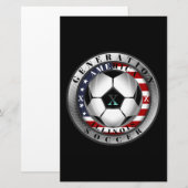 Papeterie Génération X American Soccer de l'Illinois. (Devant / Derrière)