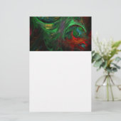 Papeterie Genesis Green Art Stationery Abstrait (Debout devant)