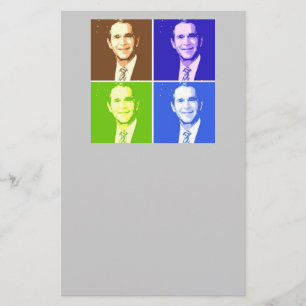 Papeterie George W Bush Pop Art