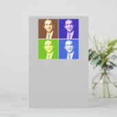 Papeterie George W Bush Pop Art (Debout devant)