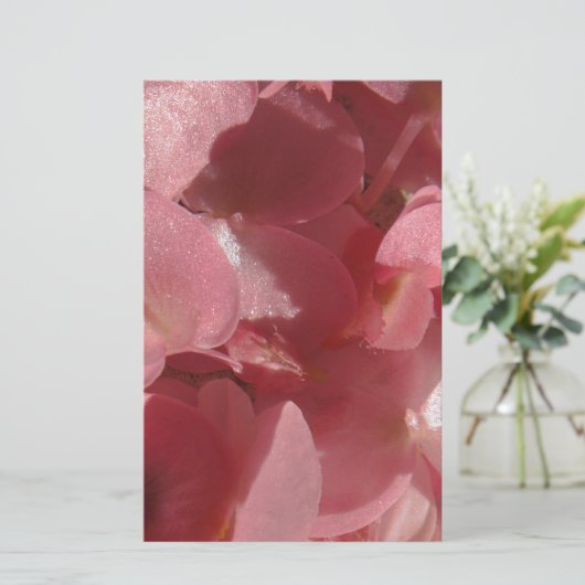 Papeterie Géranium rose : presque solide Rose clair (Debout devant)