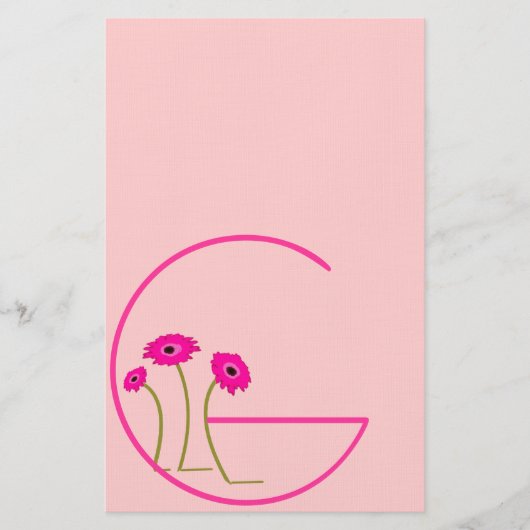 Papeterie Gerber Daisy framboise (Devant)