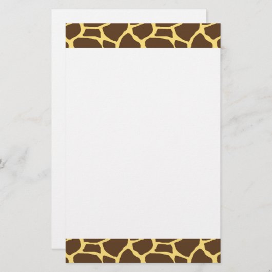 Papeterie Girafe (Devant / Derrière)