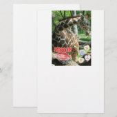 Papeterie Giraffe Saint-Valentin (Devant / Derrière)