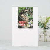 Papeterie Giraffe Saint-Valentin (Debout devant)