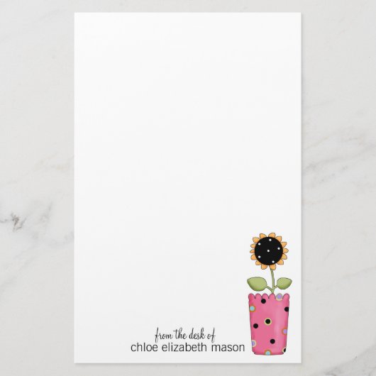 Papeterie Girly mignonne superbe de substance (Devant)