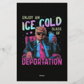 Papeterie GLACE Profitez d'une glace froide (Dos)