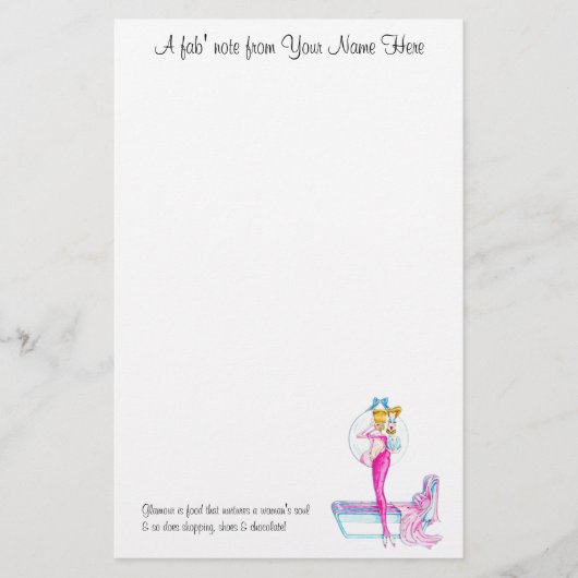 Papeterie Glam gallon ! (Devant)