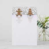 Papeterie Glamor Gingerbread Man and Tree - Papier à lettres (Debout devant)