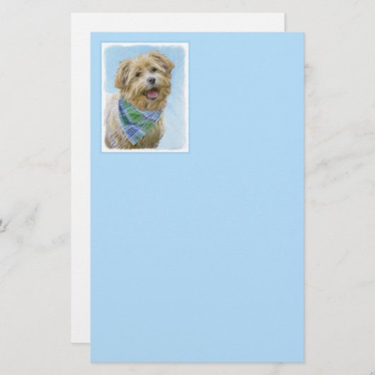 Papeterie Glen of Imaal Terrier Peinture - Art original Chie (Devant / Derrière)