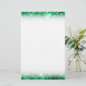 Papeterie Glitzy Green (Debout devant)