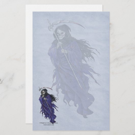 Papeterie gothique de Faucheuse de La (Devant / Derrière)