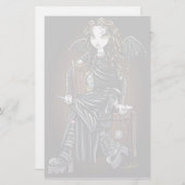 Papeterie gothique de fée de fille d'école "de (Devant / Derrière)