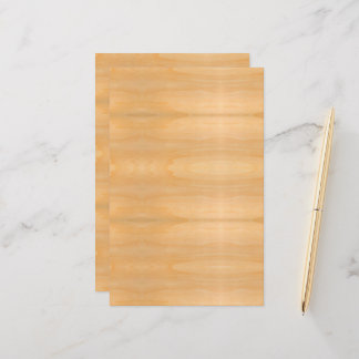Papeterie Grain de bois d'or clair look Chauds couleurs Art