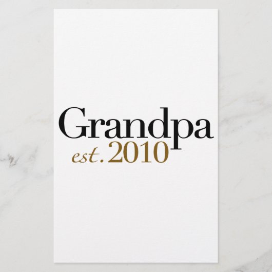 Papeterie Grand-père Est 2010 (Devant)