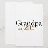 Papeterie Grand-père Est 2010 (Devant / Derrière)