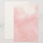 Papeterie grande aquarelle arrière - plan - aquarelle peintu (Devant / Derrière)