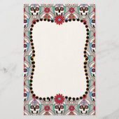 Papeterie Graphique des crânes de sucre (Devant)