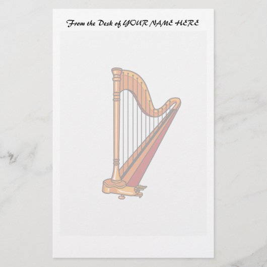 Papeterie graphique pedal.png d'harpe (Devant)