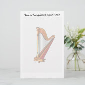 Papeterie graphique pedal.png d'harpe (Debout devant)