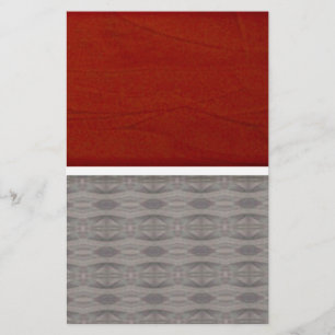 Papeterie Graphique rouge et gris