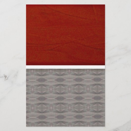 Papeterie Graphique rouge et gris (Devant)