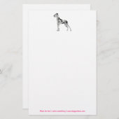 Papeterie Grautiger Doggensilhouette (Devant / Derrière)