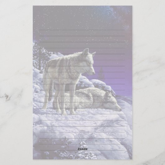 Papeterie Gray Wolves (Dos)