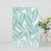 Papeterie Green Tropical Palm Feuille Motif (Debout devant)