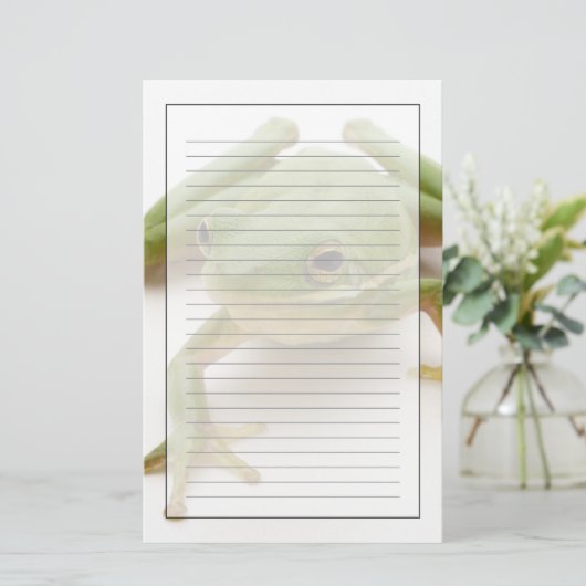 Papeterie Grenouille d'arbre verte (Debout devant)