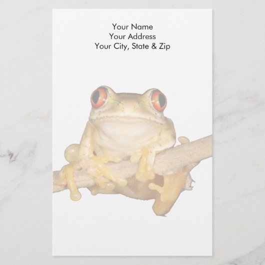 Papeterie Grenouille des arbres (Devant)